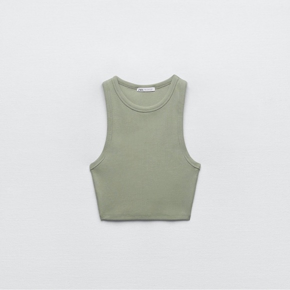 2pcs Basic rib tank top slightly cropped - Picture 3 of 8